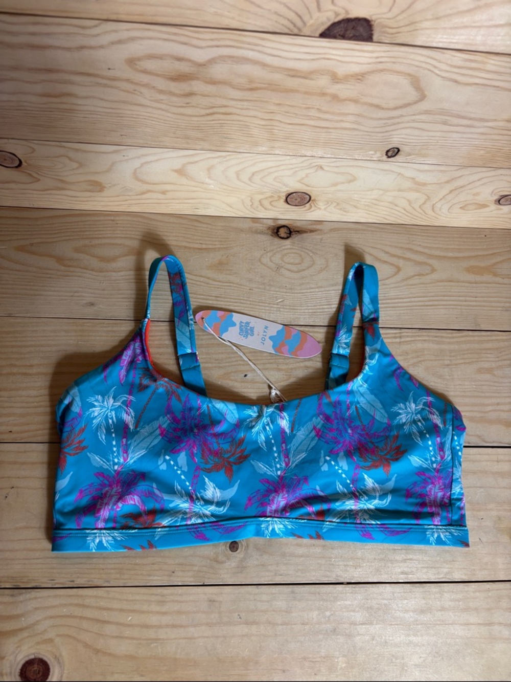 NWT Jolyn‎ Diana surfside swim top 1x